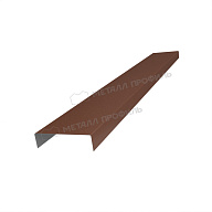 Планка декоративная на столб 60мм 17х62 х 2500 (VALORI-20-Brown-0.5)