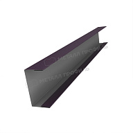 Планка стойки забора 60мм 35х60 х 2500 (VALORI-20-Violet-0.5)