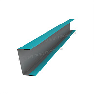 Планка стойки забора 60мм 35х60 х 3000 (ПЭ-01-5021-0.45)