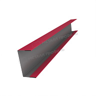 Планка стойки забора 60мм 35х60 х 3000 (ПЭ-01-3005-0.45)