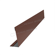 Планка угла усиливающая для забора 40х20 х 3000 (VikingMP-01-8017-0.45)