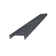 Планка декоративная на столб 60мм 17х62 х 2000 NormanMP (ПЭ-01-7024-0.5)