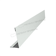 Планка угла усиливающая для забора 40х20 х 2500 NormanMP (ПЭ-01-7035-0.5)