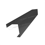 Планка угла декоративная на столб 60мм 62х62 х 2000 (VALORI-20-DarkGrey-0.5)