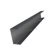 Планка стойки забора 60мм 35х60 х 3000 NormanMP (ПЭ-01-7024-0.5)