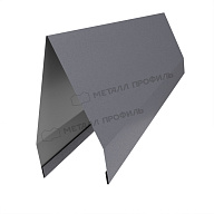 Ламель-Жалюзи двухсторон. 60мм 114/30/60 х 3000 (VALORI-20-Grey-0.5)
