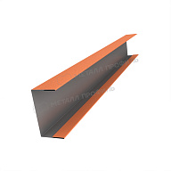 Планка стойки забора 60мм 35х60 х 2500 (VikingMP E-20-8004-0.5)